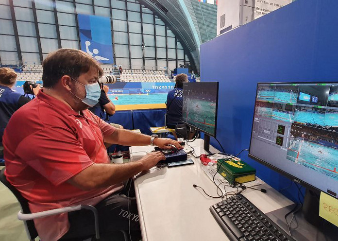 Первое в истории Олимпийских Игр использование системы видеопомощи арбитрам в водном поло
